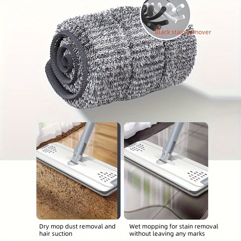 Qoʻlsiz Wringer va 4-qismli tekis mop bilan karnay uchun qopqoq