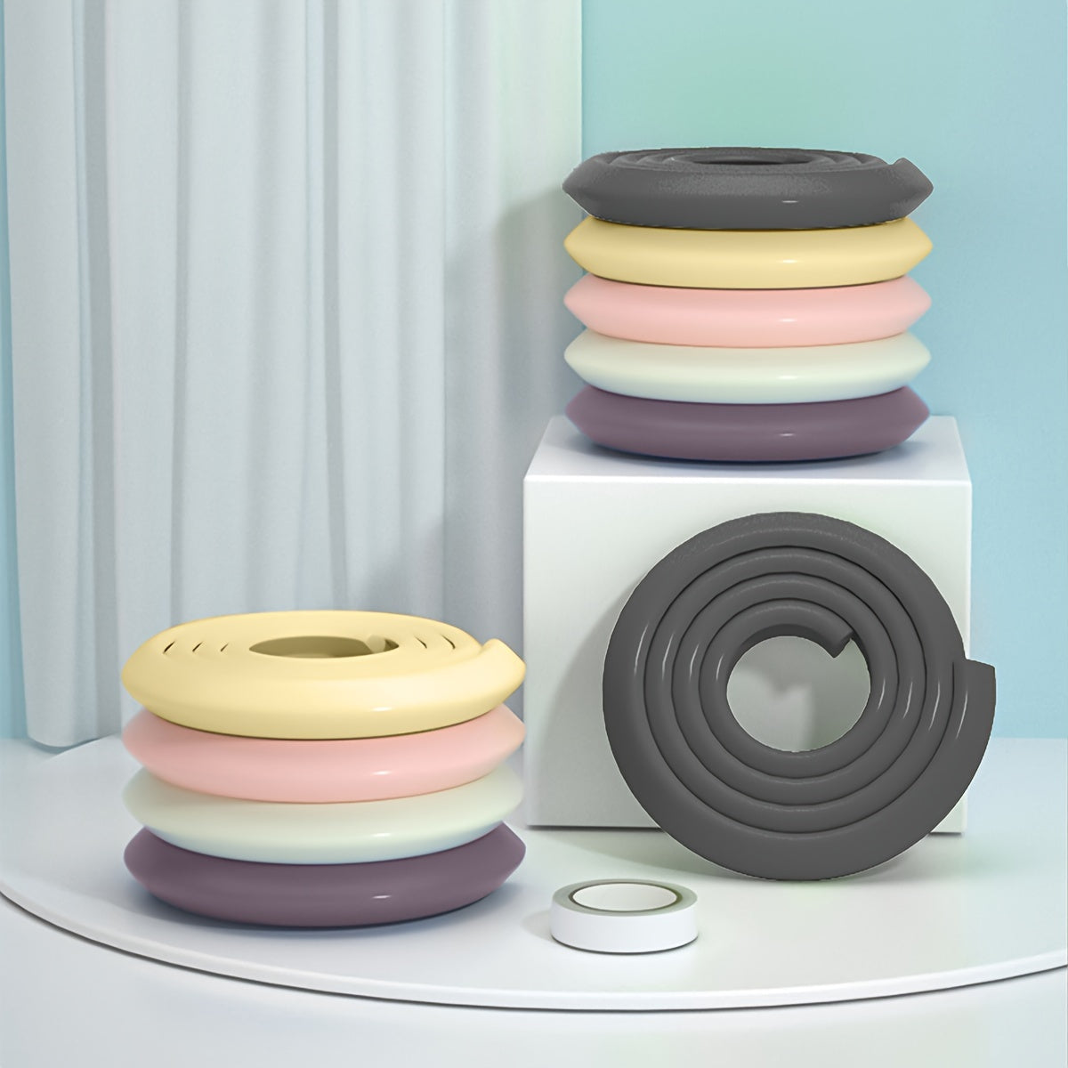 L-Shaped Corner Protector 2M Adhesive Corner Guard for Table Edges and Safety