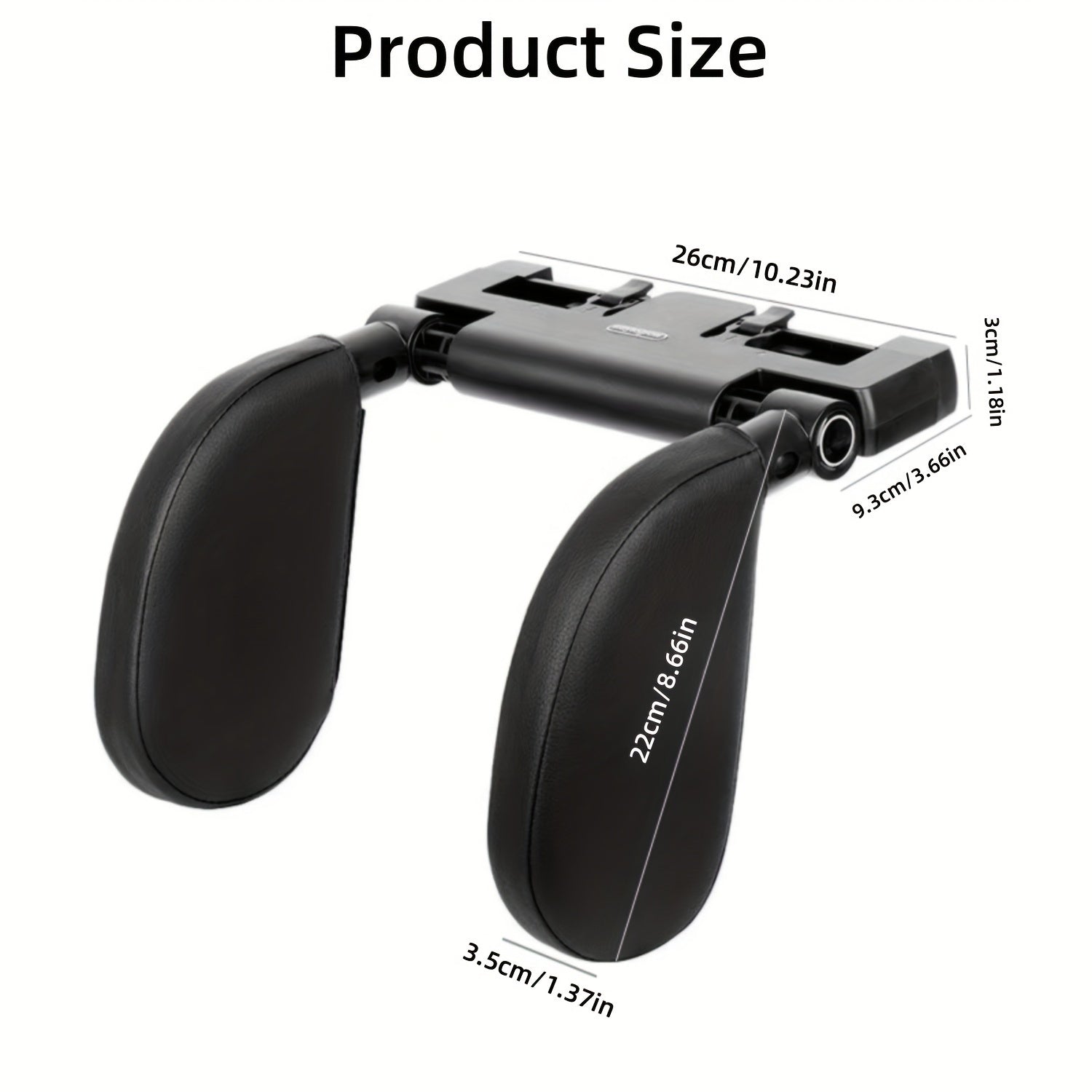 Moslashuvchan Avtomobil Bo‘ynini Qo‘llab-quvvatlovchi Yodgorlik Yostiq, Sayohat uchun Xotira Ko‘pikli U-shakl Yostiq