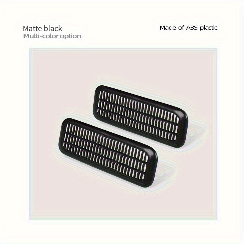 Seat Under Vent Protection Shield Scratch-Resistant ABS Vent Guard for Airflow