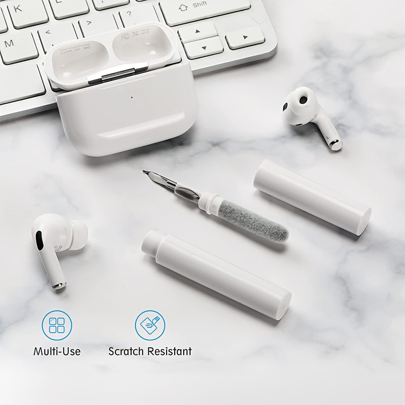 3-in-1 ko‘p funksiyali tozalash asboblari to‘plami quloq teshikchalari, quloqchinlar va qurilmalar uchun