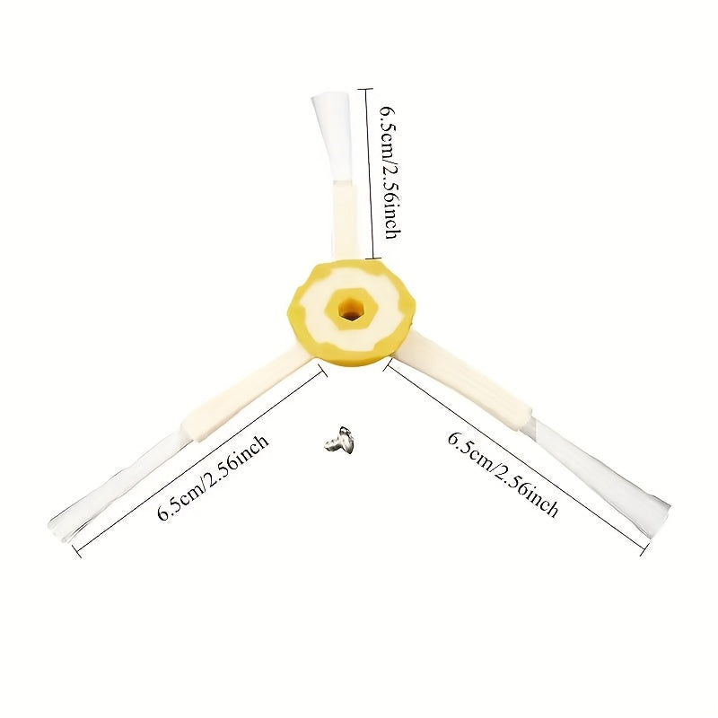 Repuesto de cepillo lateral blanco para aspiradoras de la serie iRobot 500 600 700 duraderas de plástico