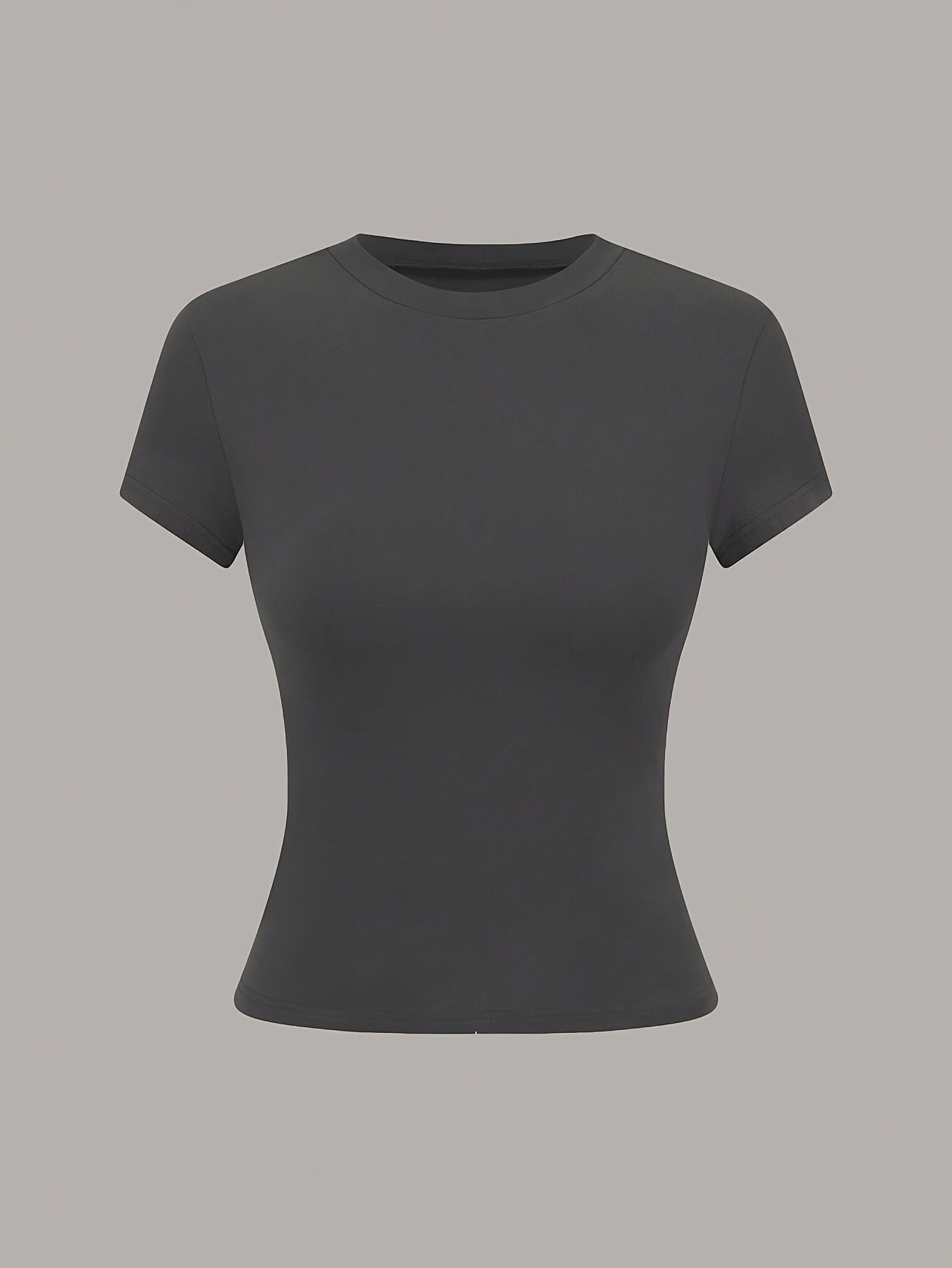 Новый женский облегающий однотонный футболка в комплекте из трех предметов - DP111061