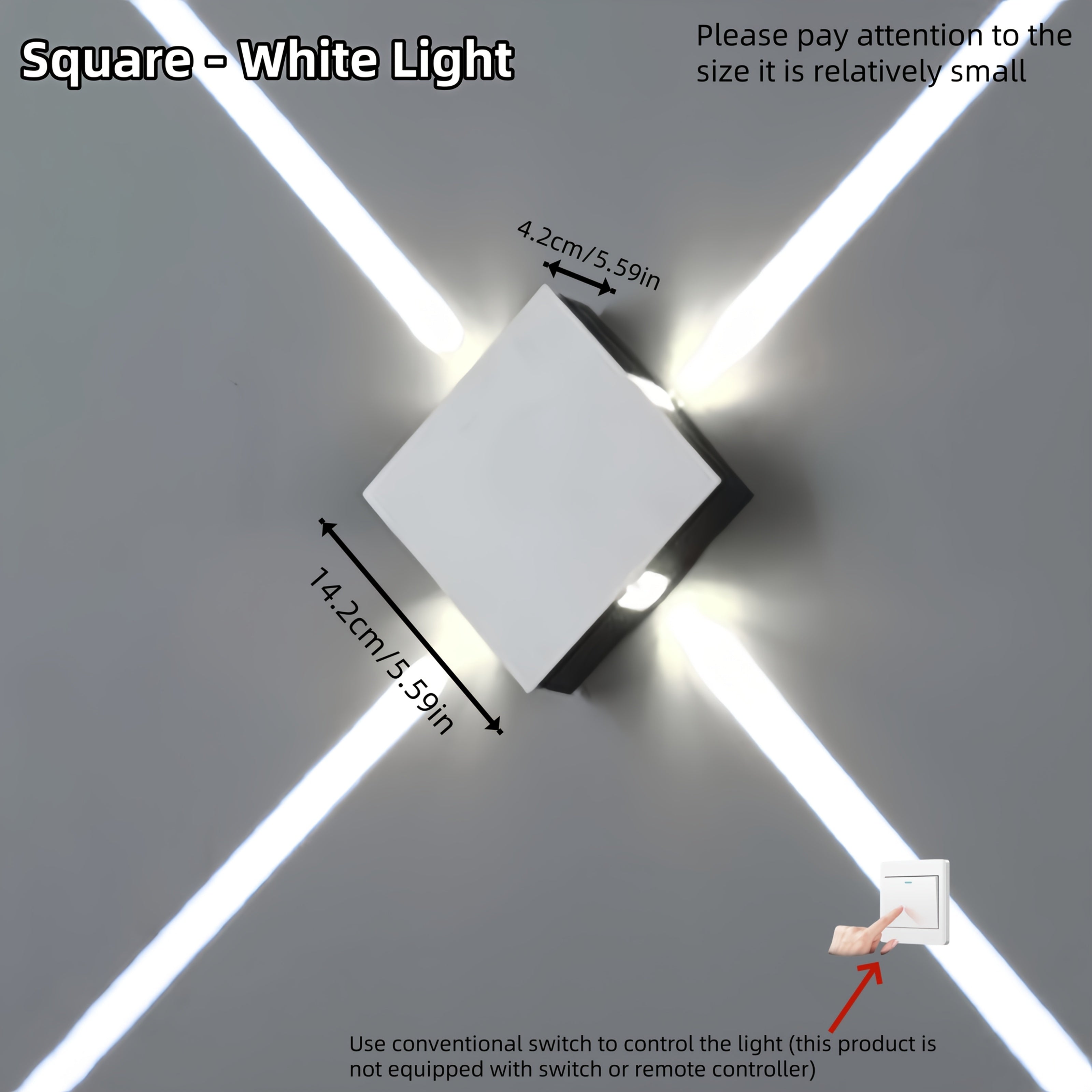 Modern Round Aluminum LED Wall Light for Living Room and KTV