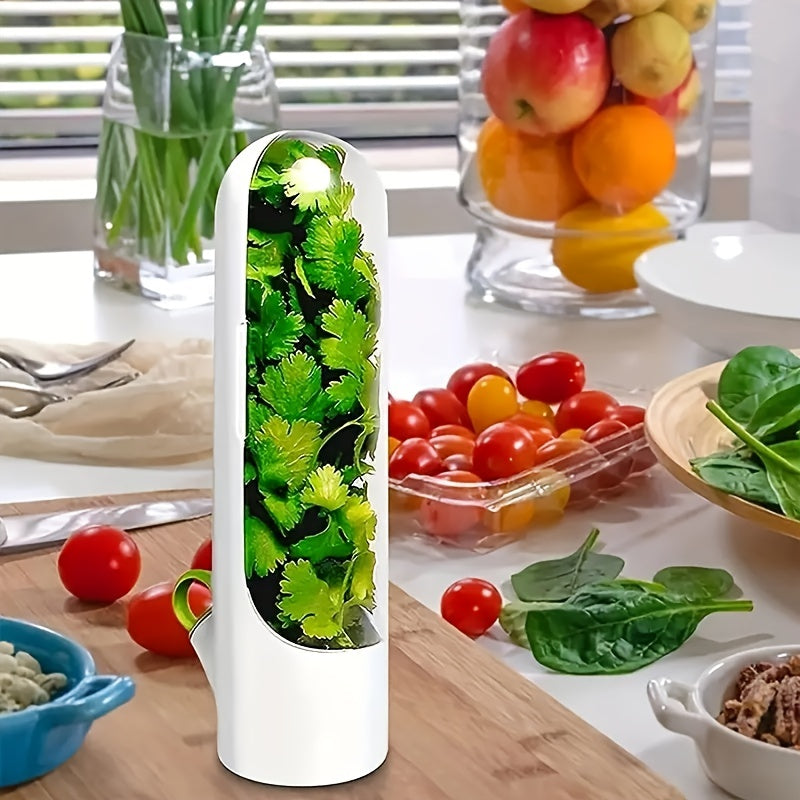 3 ta Shaffof Idishlar To'plami Sabzavotlar va Mevalarni Yangilash uchun - O'simliklarni Saqlash Idishlari, Qisqa Muddatda Yangilanishni Saqlash uchun Foydali Oshxona Asbobi