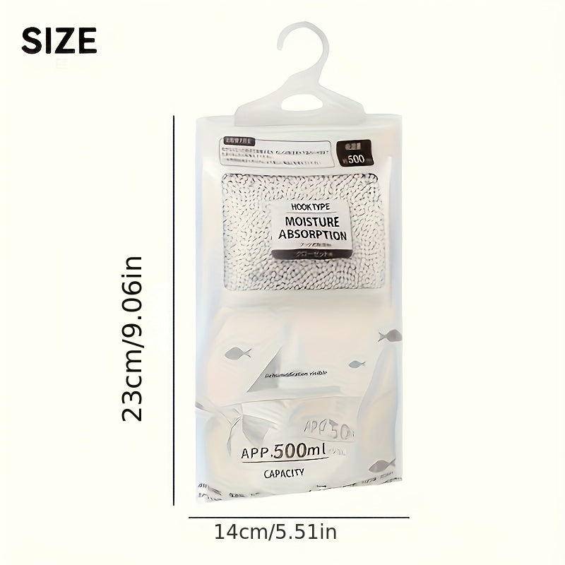 Large Dehumidifier Bags for Moisture Absorption in Closets and Homes Breathable Mildew-Resistant No Electricity Needed