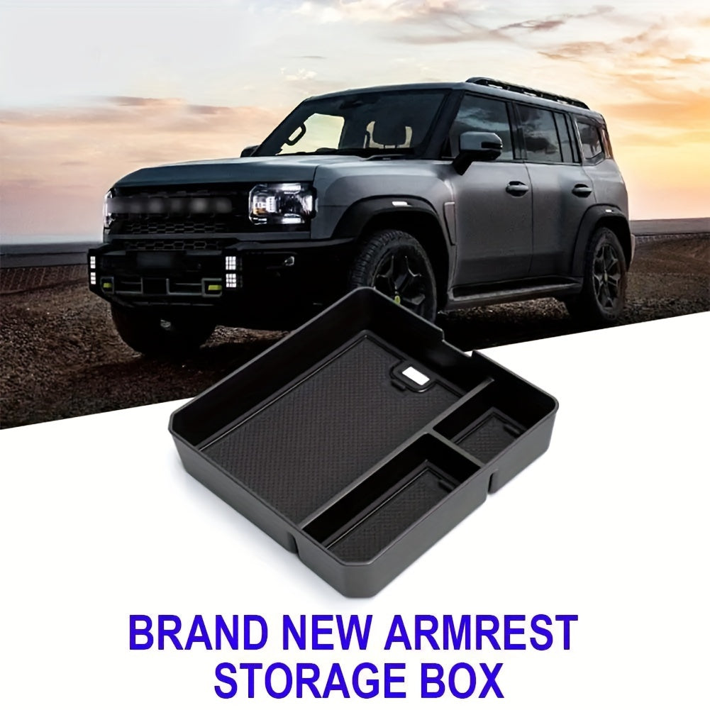 Ящик для хранения в центральной консоли автомобиля для T2 Traveler 2023 2024 2025 бежевая ребристая кожа