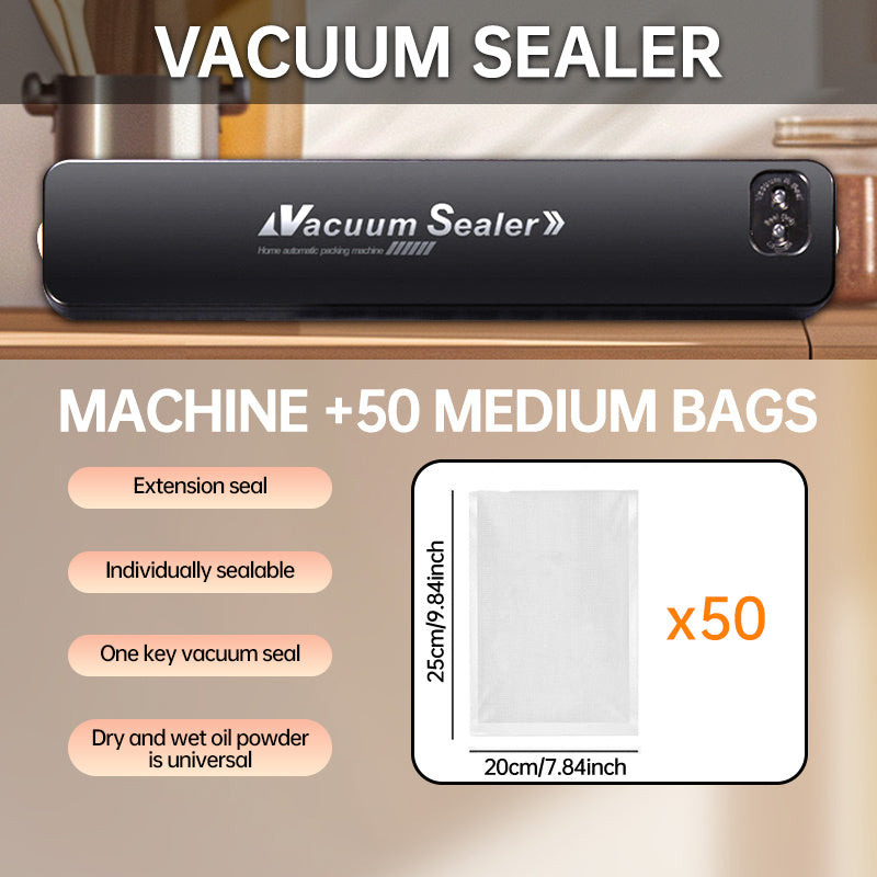 Portable vacuum sealer set for food preservation Australian plug