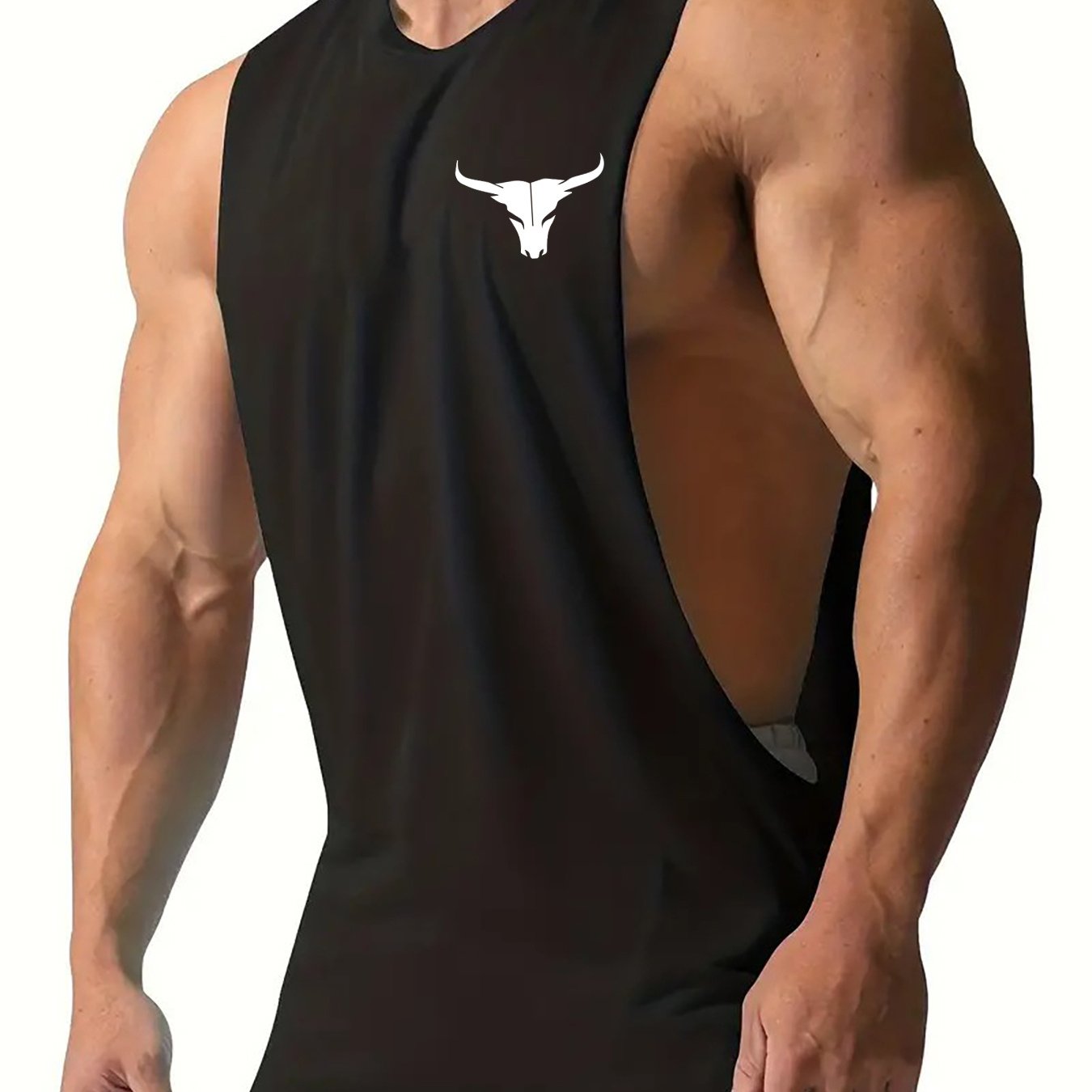 Men's Summer Muscle Fit Tank Top Quick-Dry Breathable Athletic Sleeveless Shirt