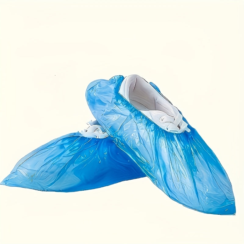 Disposable PE Shoe Covers Multipack Waterproof Slip-Resistant Indoor Protectors