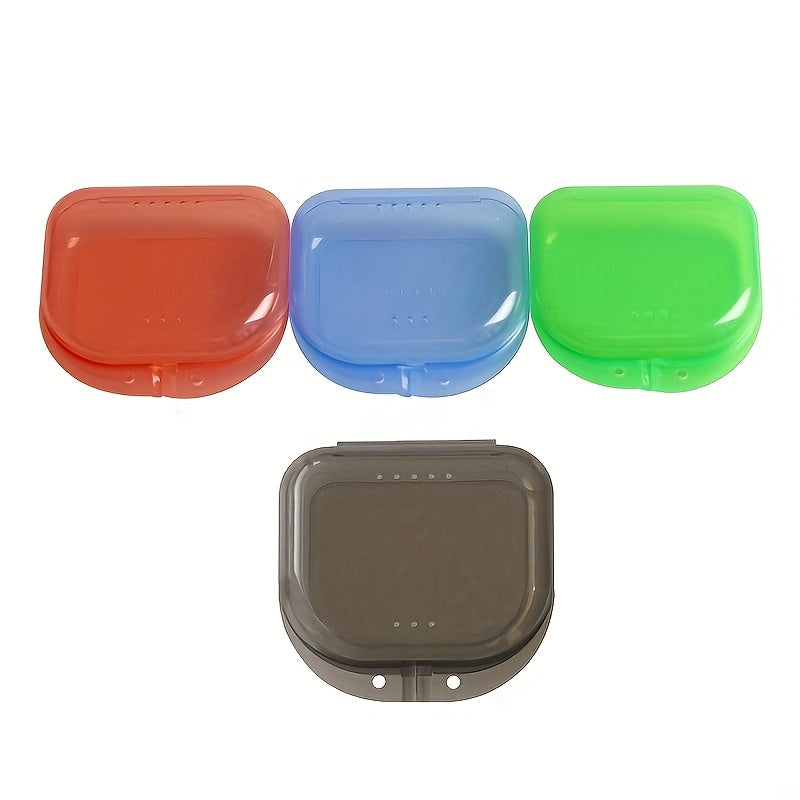 Clear Denture Case Durable Plastic Travel Storage Odorless for Personal Care