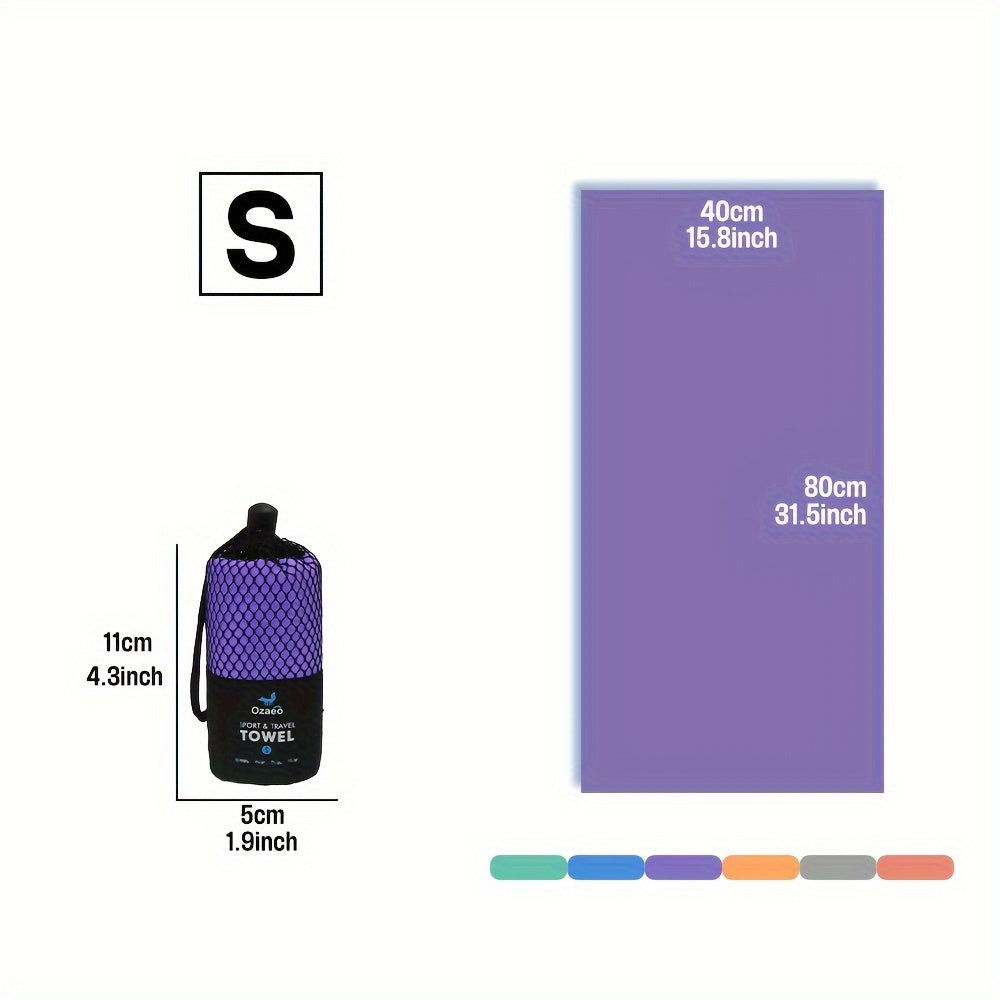 Microfiber Travel Towel Quick Dry Lightweight Sports Beach Hiking Yoga Golf Pickleball