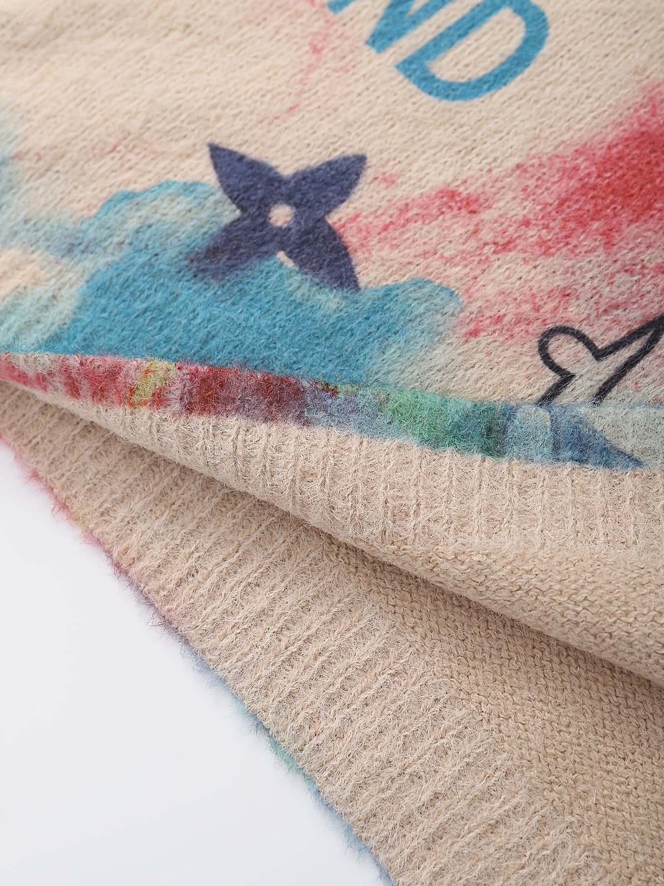 Plus Size Floral Pattern Crew Neck Sweatshirt with Long Sleeves and Slight Stretch