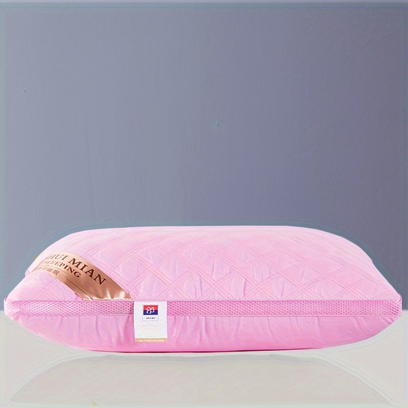 Soft Pillow Set for Bedroom Bedding Includes 1 or 2 Quilted Hotel Pillows for Neck Support