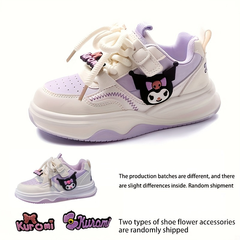 Kids Flat Skate Shoes with Beaded Detailing and Adjustable Straps for Boys and Girls