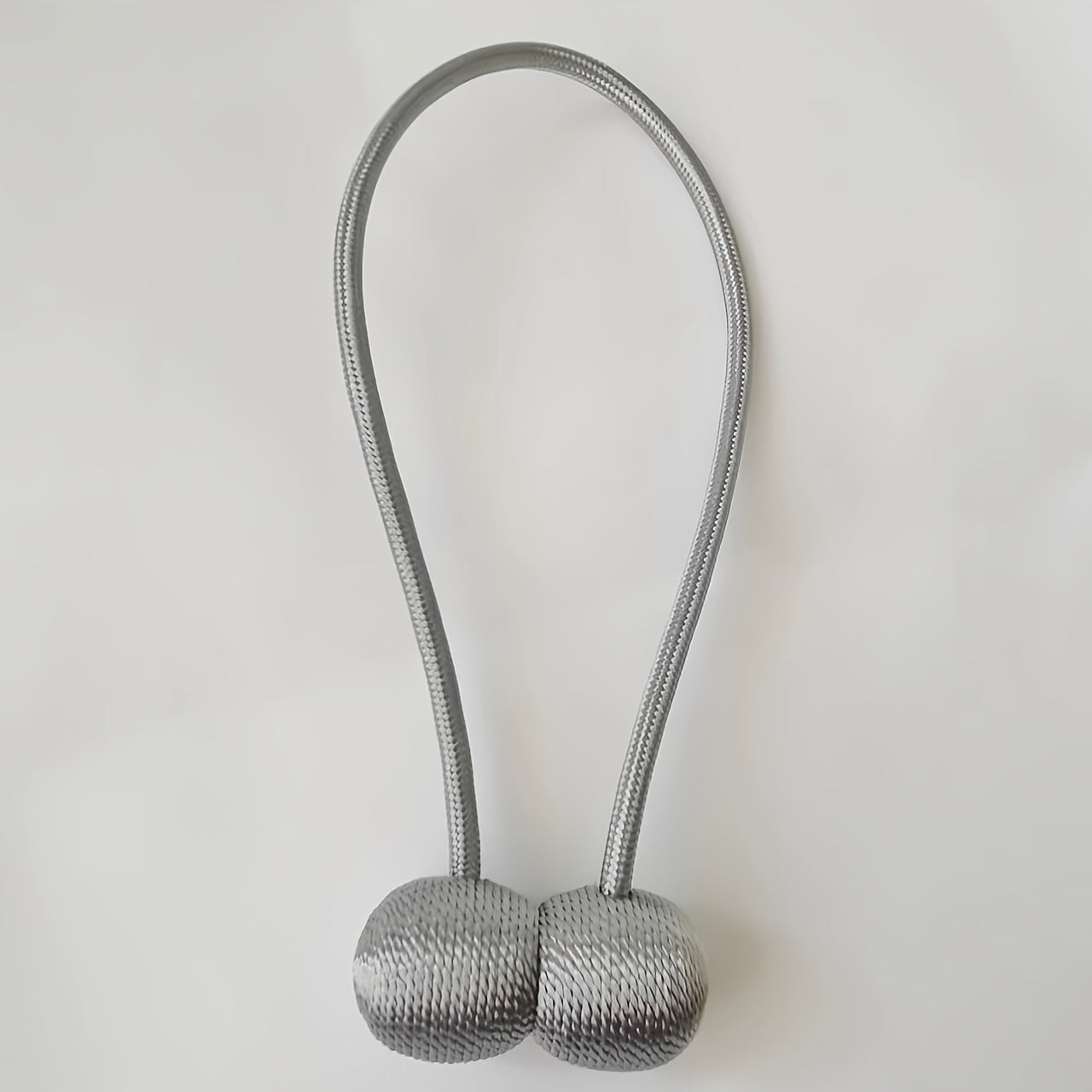 Cierre de cortina magnético con extremos esféricos dorados para soporte de cortina de ducha en baño