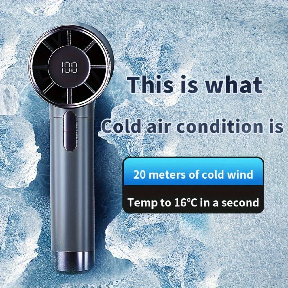 Portable Handheld Fan Rechargeable Battery USB Quiet Travel Office Outdoor