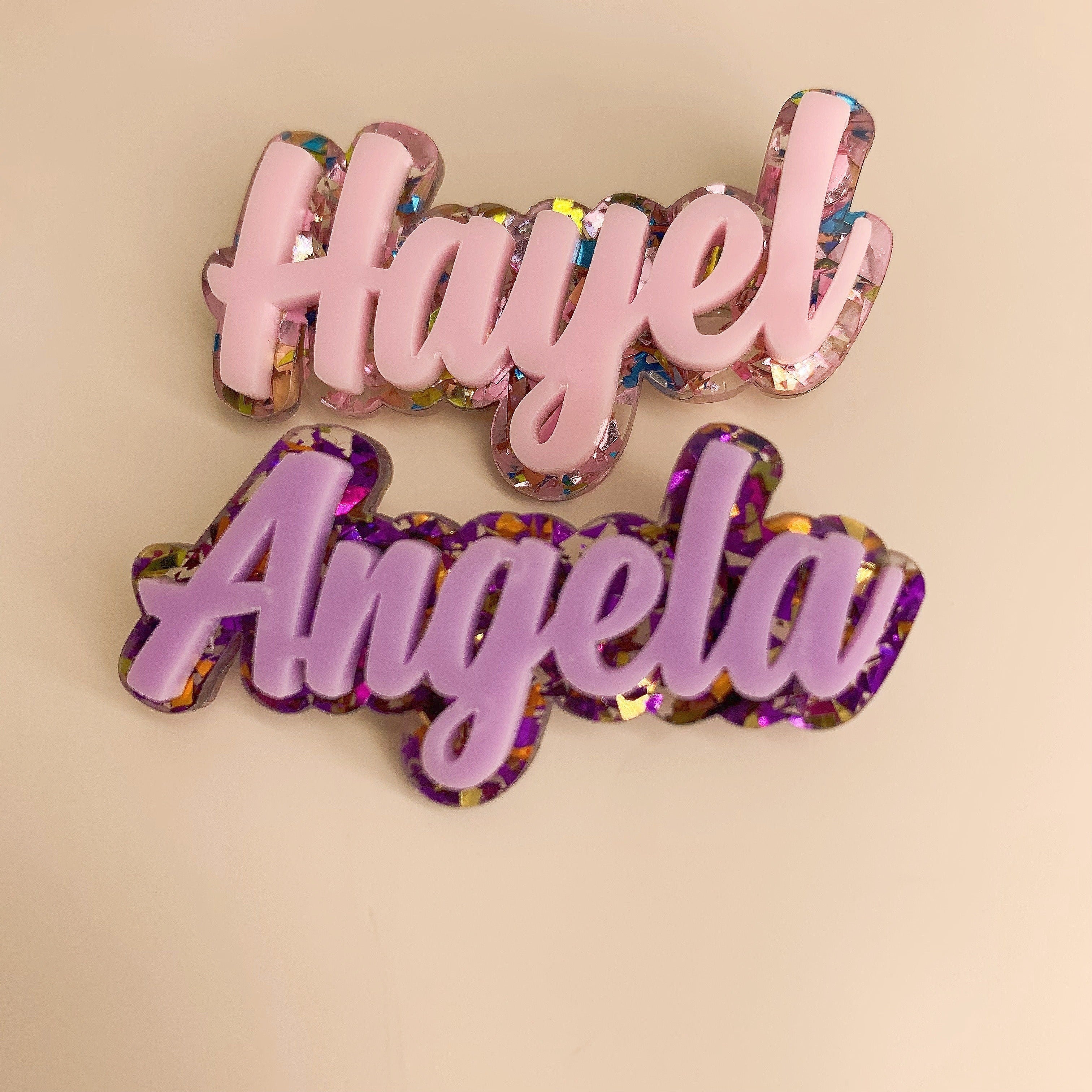 Partiyalar va sovg‘alar uchun akril nom belgilari, moslashtiriladigan, qiziqarli va zamonaviy