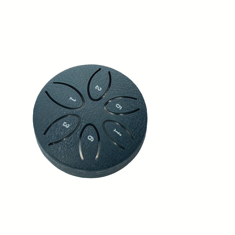 Mini tambor de lengua de acero de 7.62cm de acero al carbono portátil para principiantes con mazos y libro de música