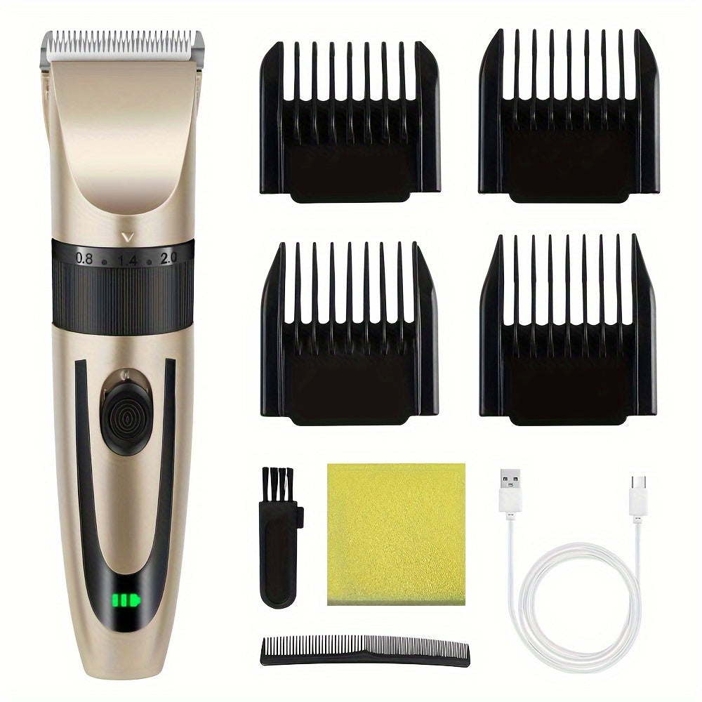 USB Rechargeable Home Electric Hair Trimmer for Professionals