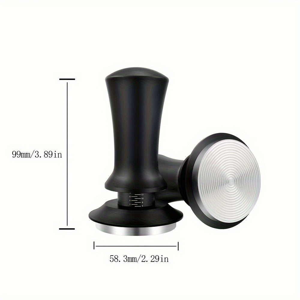Stainless Steel Espresso Tamper 51mm with Calibrated Spring for Home Baristas