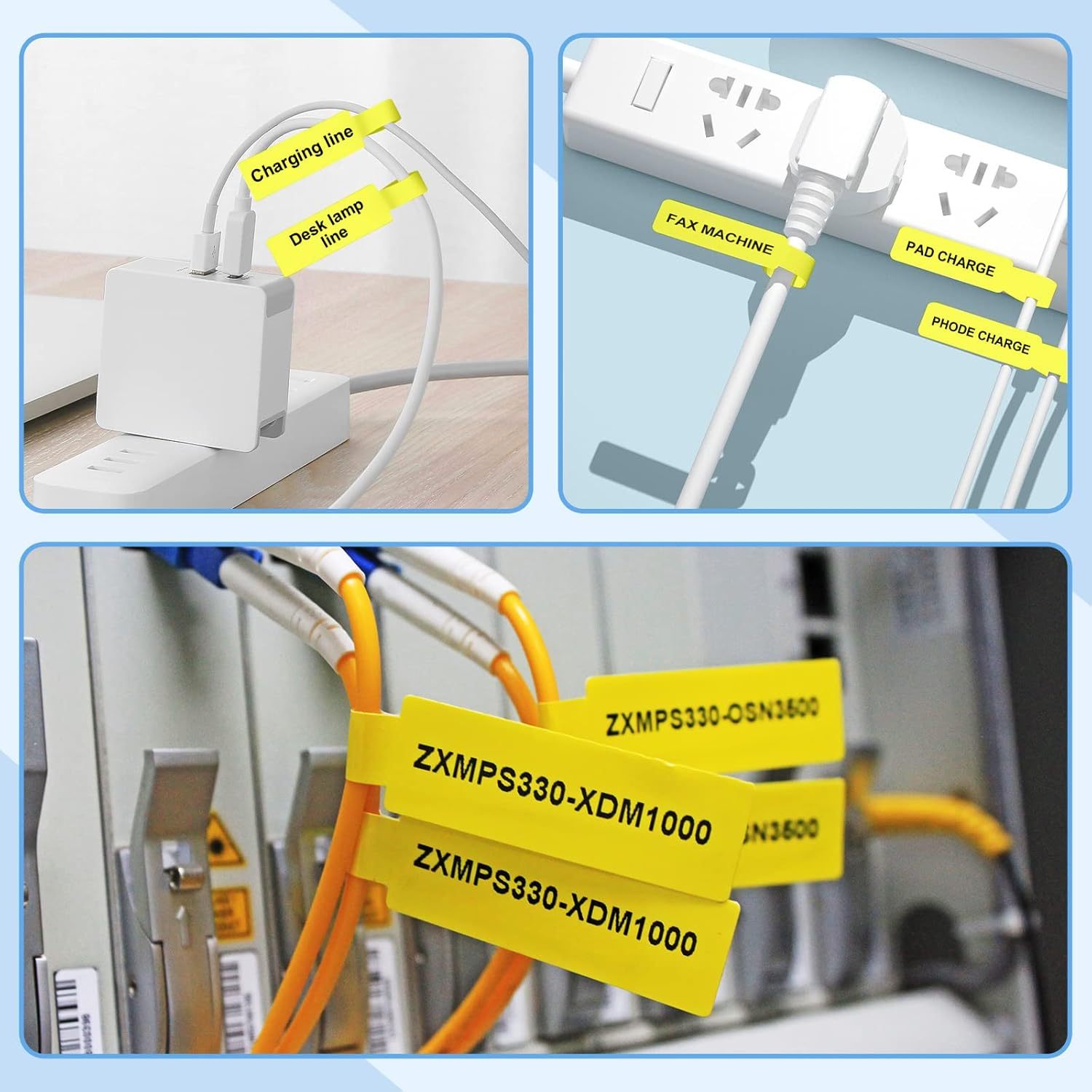 Thermal Label Tape Set 6 Rolls for D11 D110 D101 H1S Printers 1.19x10.9cm White Labels