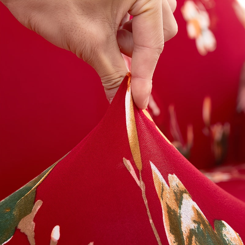 Эластичный чехол для дивана на все сезоны, защищает мебель от пыли и обеспечивает нескользящий чехол для декора спальни, офиса или гостиной.