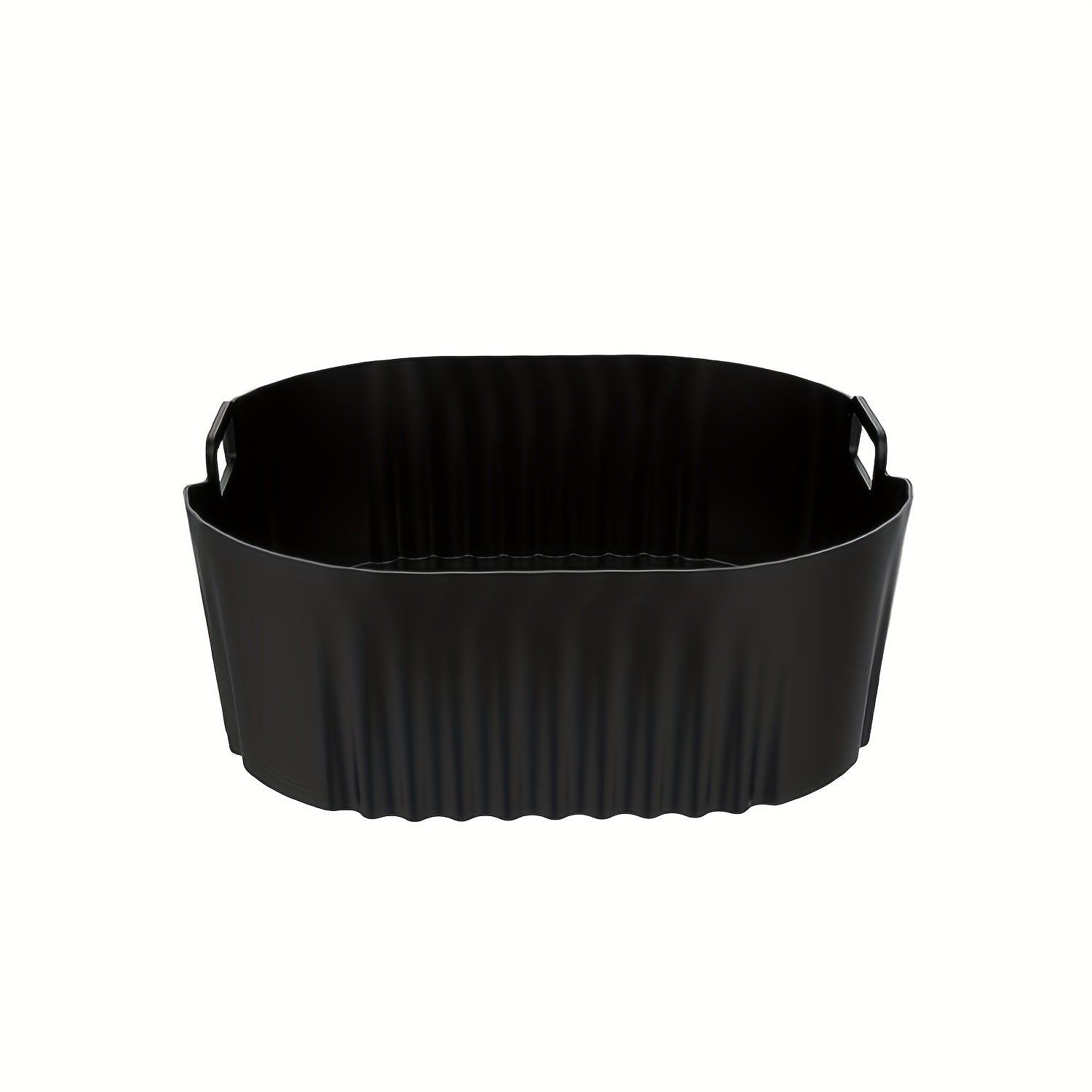 Black Silicone Baking Tray for Air Fryer Non-Stick Easy to Clean Oven Microwave