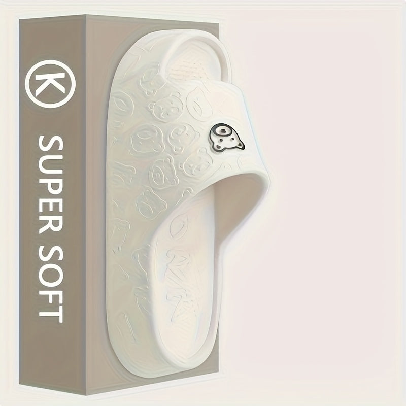 Women's Open-Toe Summer Indoor Outdoor Slippers Thick Sole Comfortable Slides