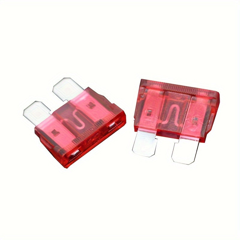 10pcs Auto Mini Car Fuses 5A-40A with Built-in Lamp Repair Tool Kit