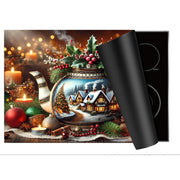 Christmas Themed Stove Top Protector Waterproof Scratch-Resistant Heat-Resistant Cover