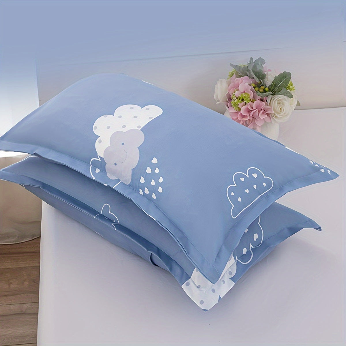 Ultra-Soft Zipper Pillowcase Skin-Friendly for Bedroom or Living Room