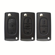 Key Case for Car Key Fob Cover Folding 2/3/4 Buttons for Compact Cars
