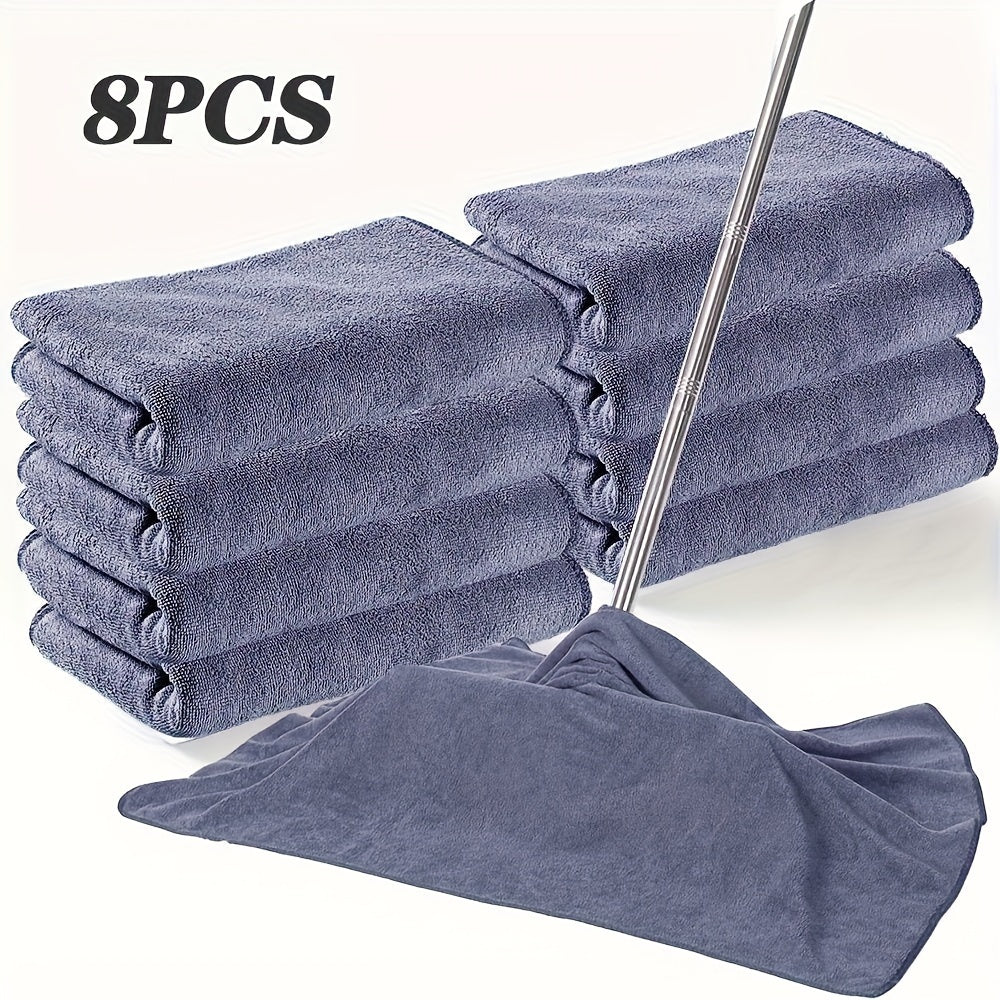 8 Pack Extra Large Microfiber Towels Space Theme Soft Absorbent Reusable Oblong