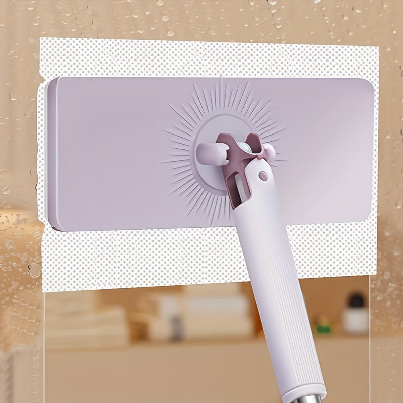 Hands-Free Automatic Flat Mop with Extendable Handle, Wet and Dry Use