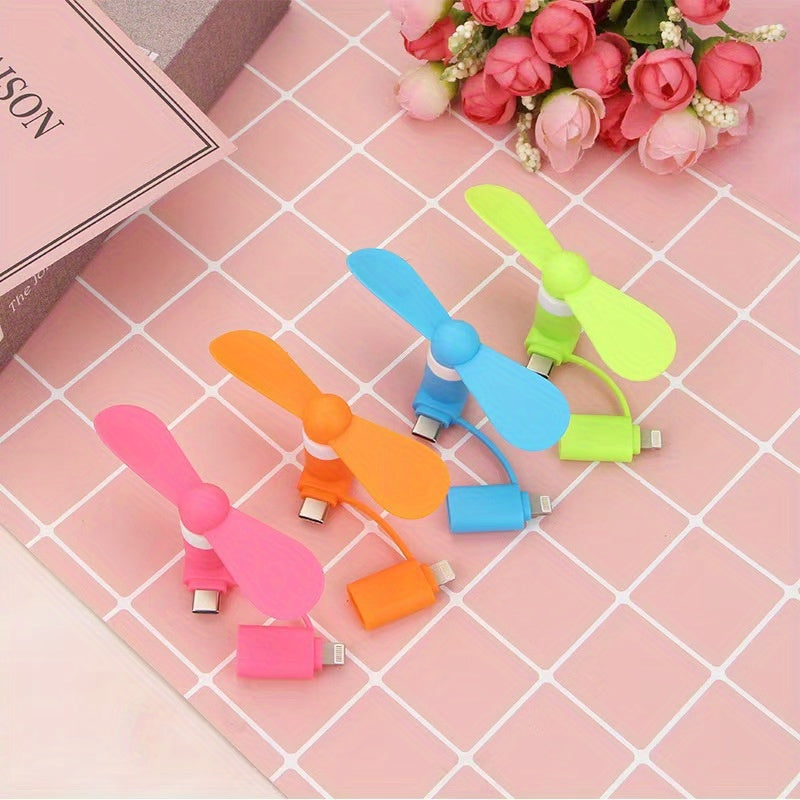 Portable Mini Phone Fan for Travel and Outdoors USB Powered Compact Handheld Fan
