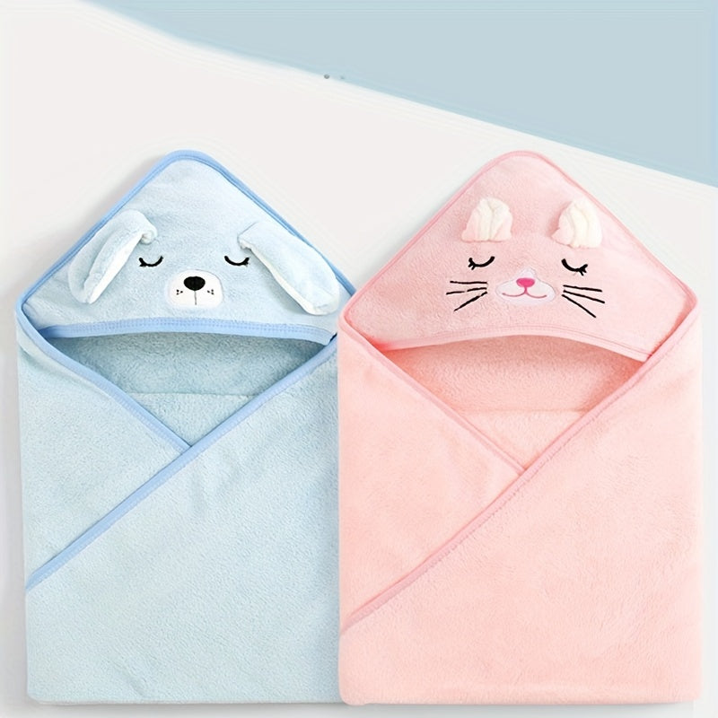 Baby Bath Towel and Robe Set Soft Absorbent Cotton for Newborns and Infants