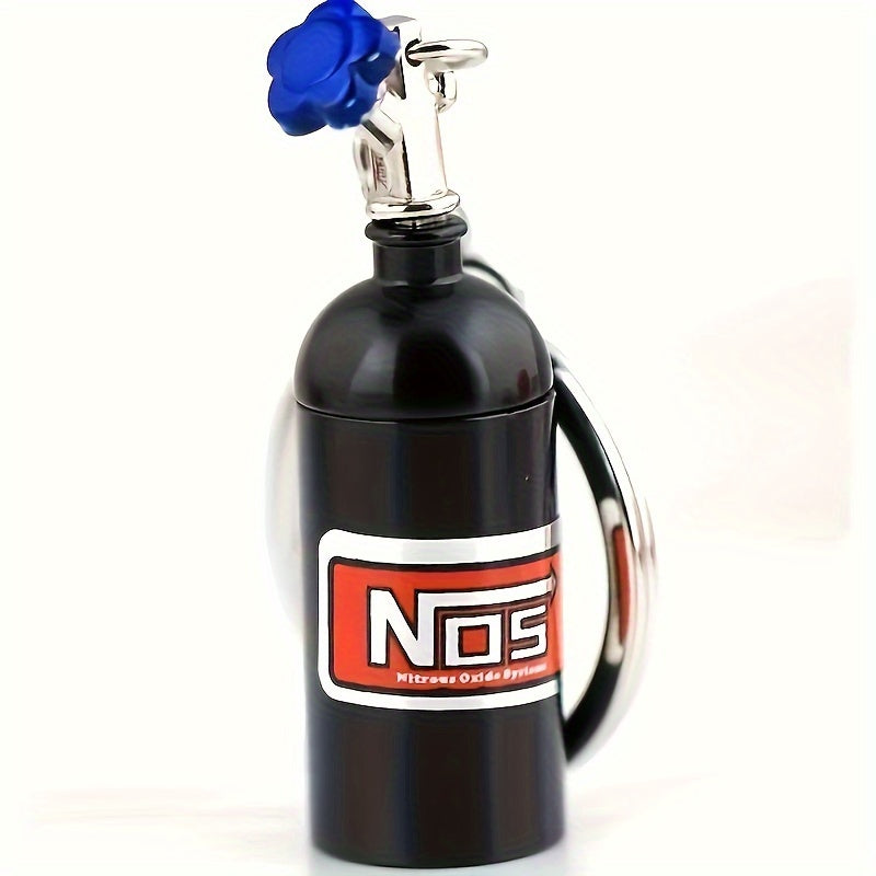 Car Keychain Nitrogen Gas Bottle Keychain Gift Accessory