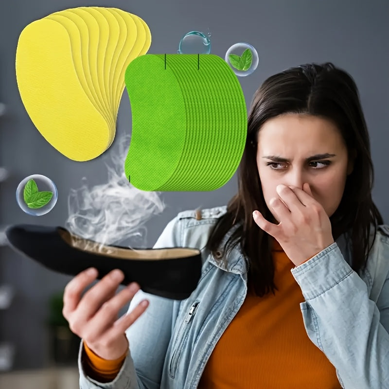 Unisex Breathable Odor Proof Shoe Stickers 40 Pack Soothing Aroma Inserts