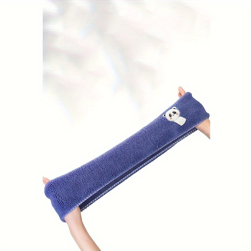 Soft Cartoon Solid Color Toilet Seat Cover with Handle