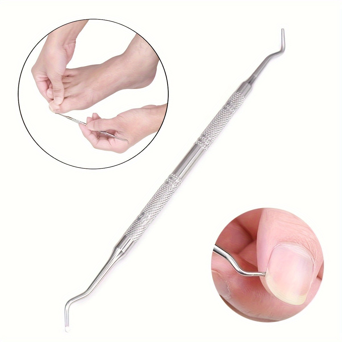 Professional Ingrown Toe Nail Corrector Tool Dual Sided Pedicure Foot Care