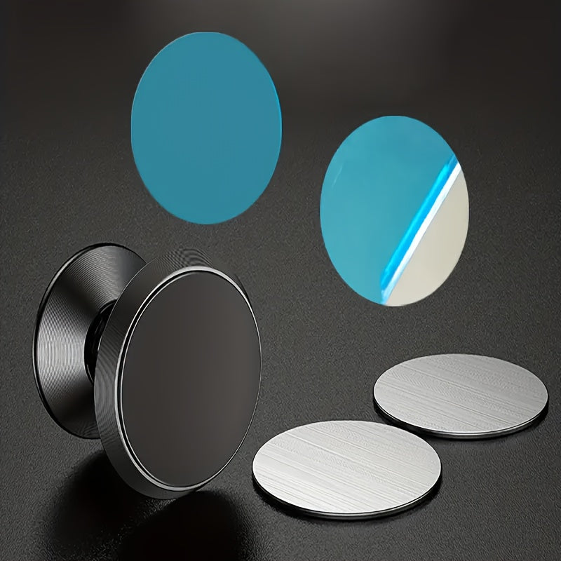 10Pcs Magnetic Metal Plate Car Phone Holder Round Bracket Sheets