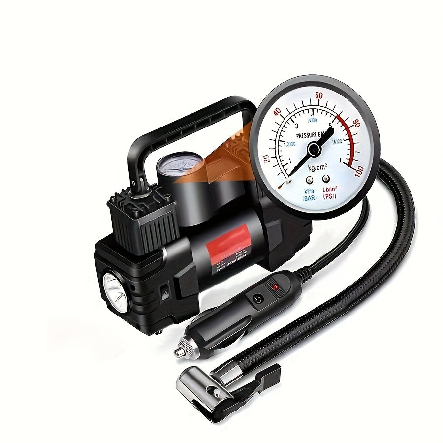 12V portativ yengil to'ldiriladigan pompalar chiroqlari bilan velosiped, mototsikl, sedan va soat ta'mirlash uchun