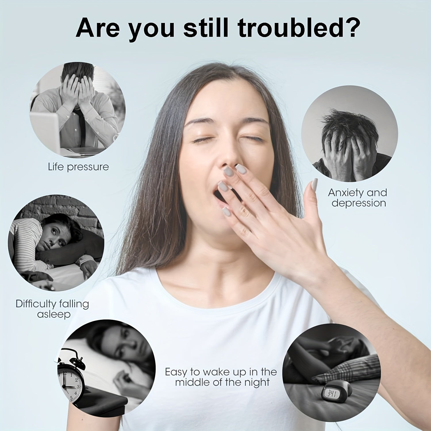 Handheld Sleep Aid Device with USB Rechargeable for Tranquil Night's Sleep