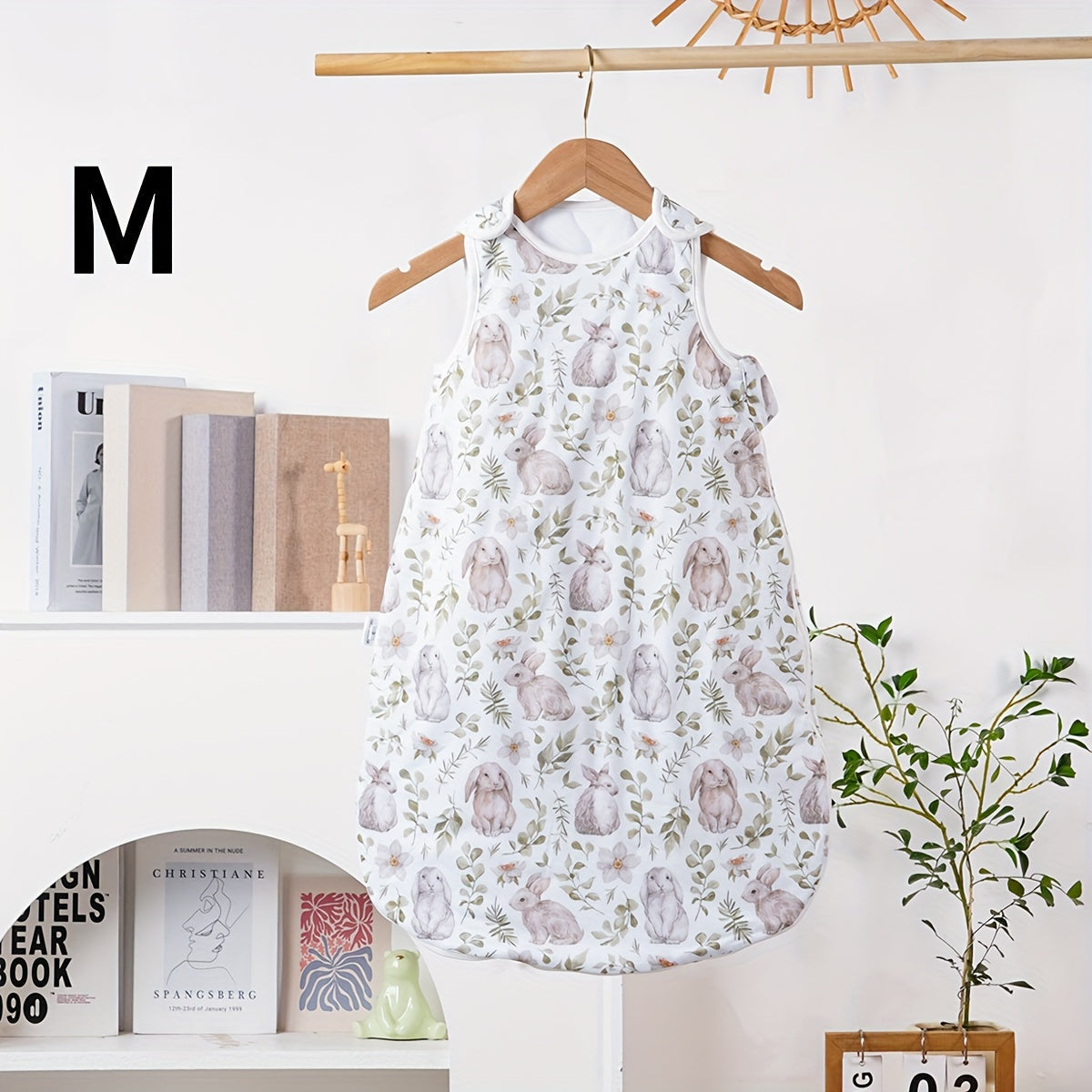 Baby Sleeping Bag for Infants 0-3 Years Polyester Zipper Sleep Sack with Cute Print