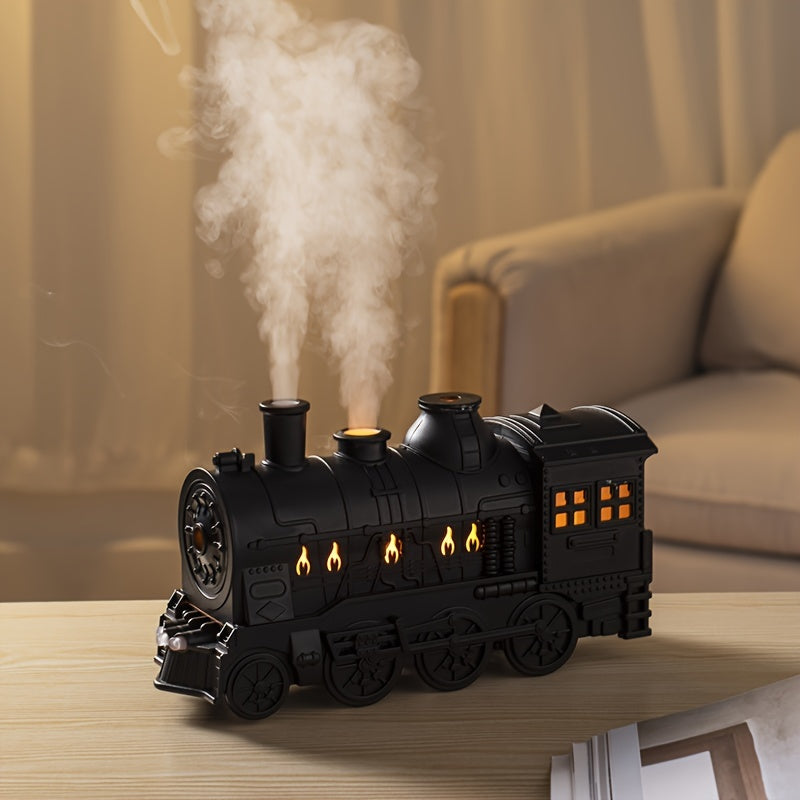 Essential Oil Diffuser Small Train 10.14oz Aromatherapy Cold Mist Lights