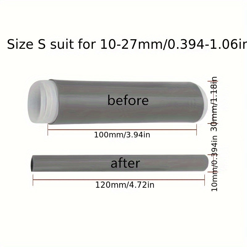 Набор из 2 силиконовых накладок на ручки кастрюль - термостойкие рукава для сковород, противоскользящий дизайн, экологически чистый ABS-материал, простая установка, не требуется электричество