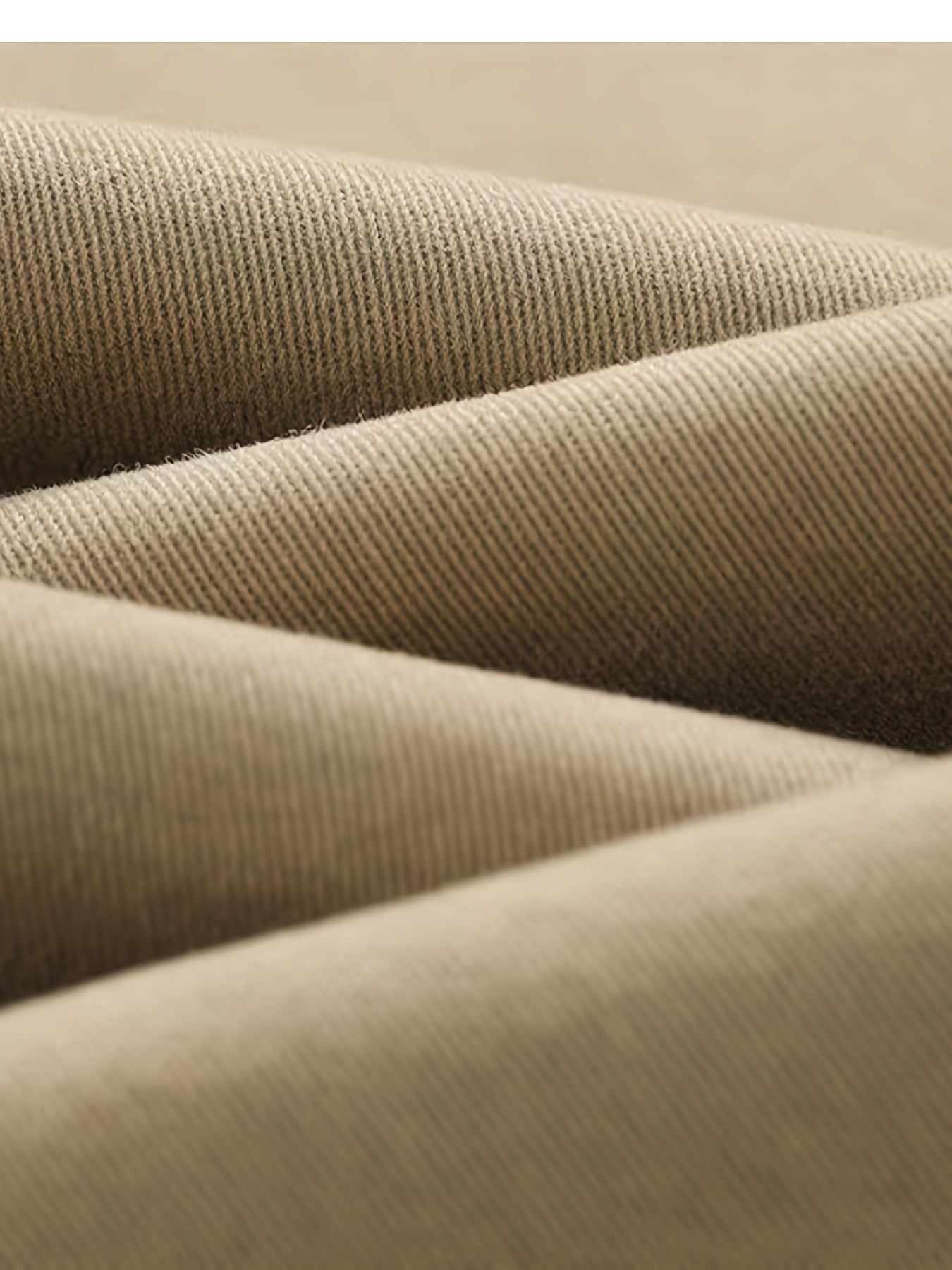 Men's Cotton Blend Straight Leg Pants Fall Winter Business Casual Solid Color