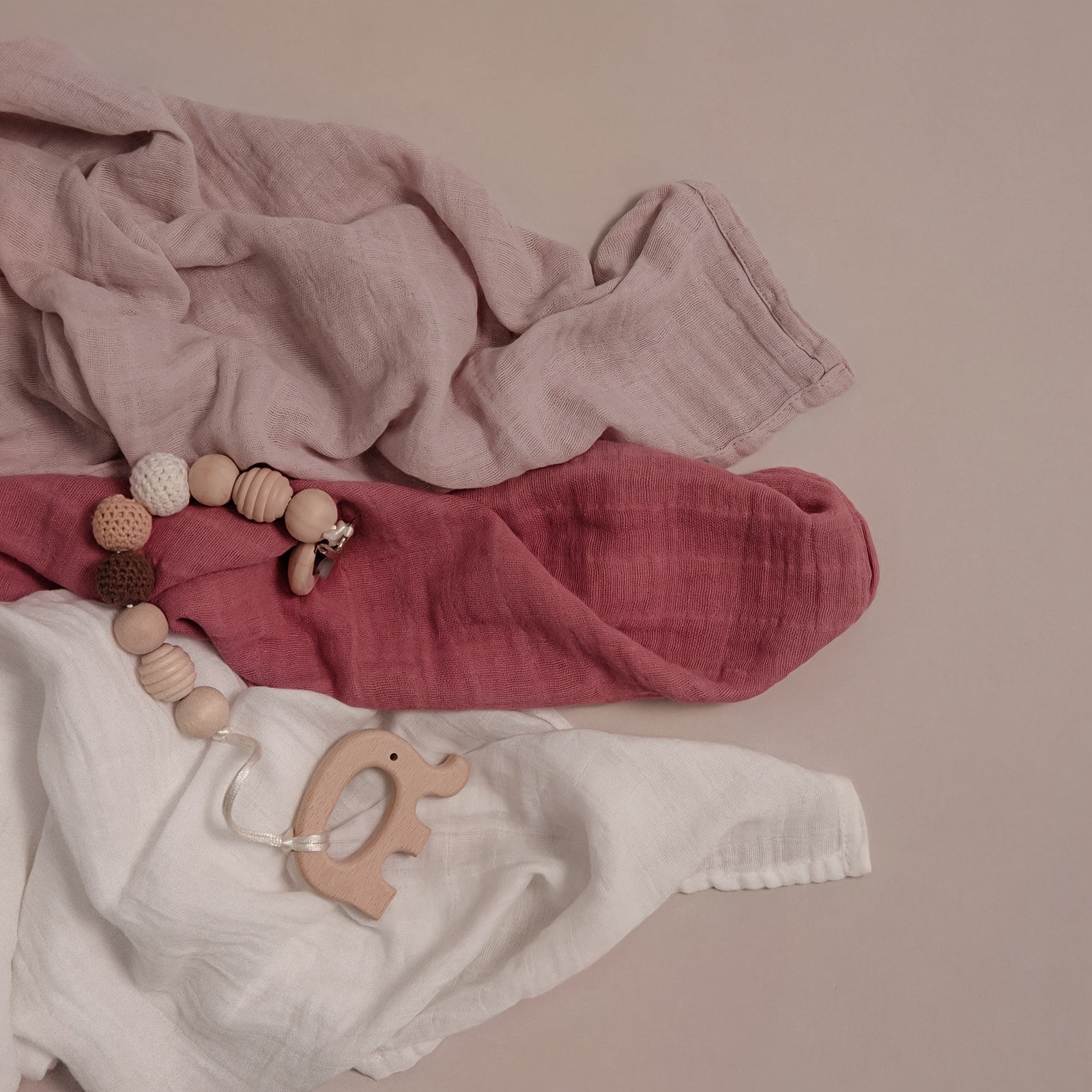 Juego de mantas de muselina de algodón para bebés, envoltorios para niños y niñas, colores surtidos