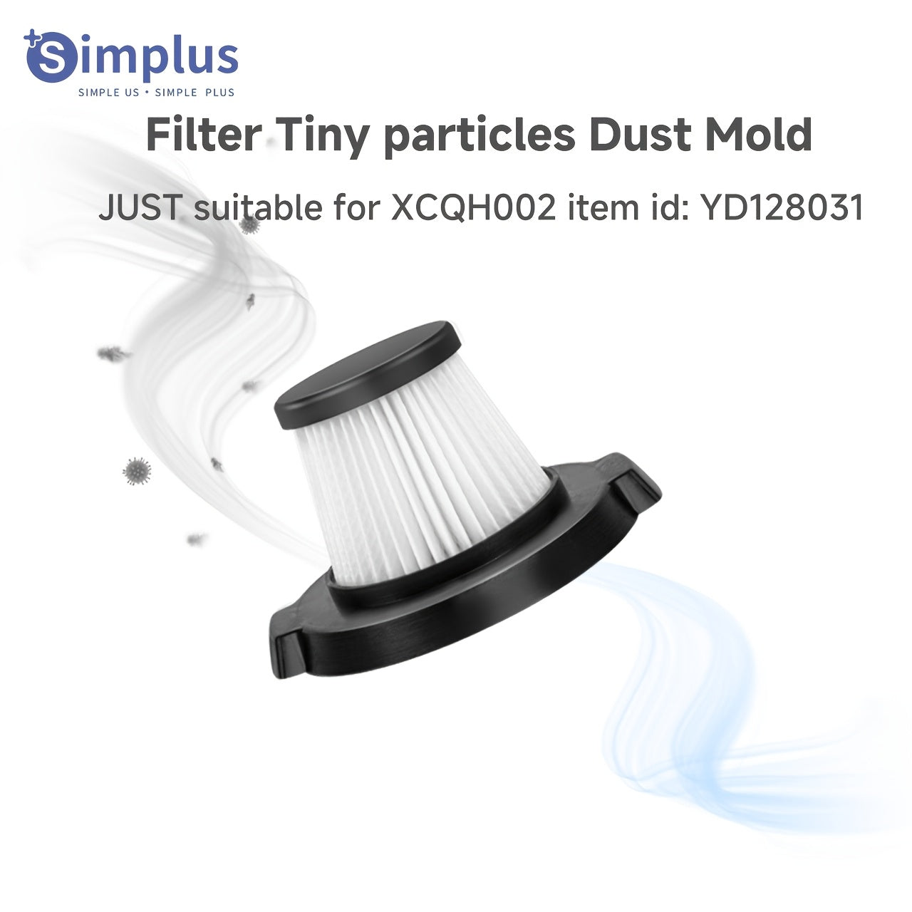 Washable HEPA Filter for Handheld Vacuum Cleaner Reusable Dust Mould Plastic